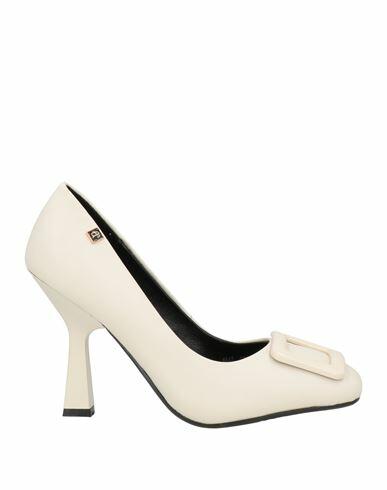 Manufacture D'essai Woman Pumps Cream Leather Cover