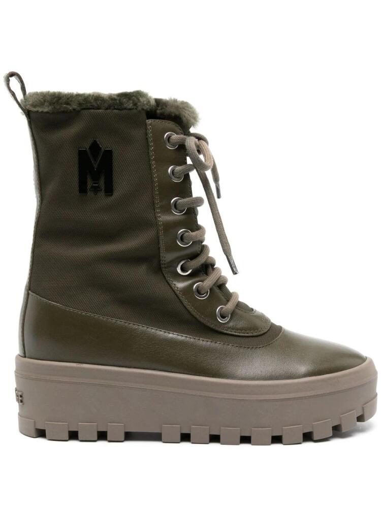 Mackage Hero-W shearling-lined ankle boots - Green Cover