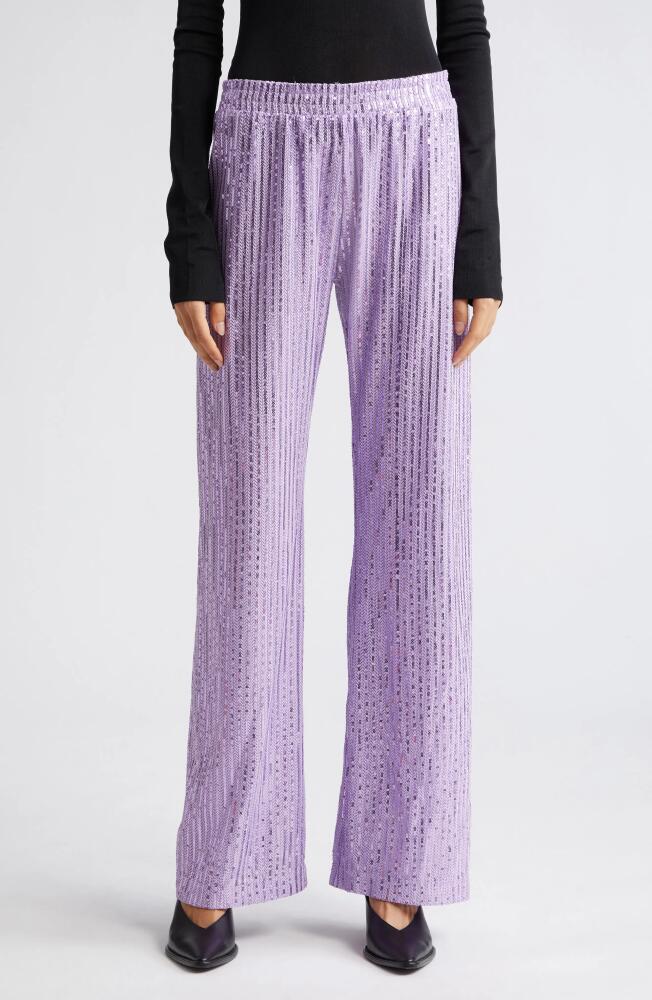 Stine Goya Markus Sequin Pants in Lavender Cover