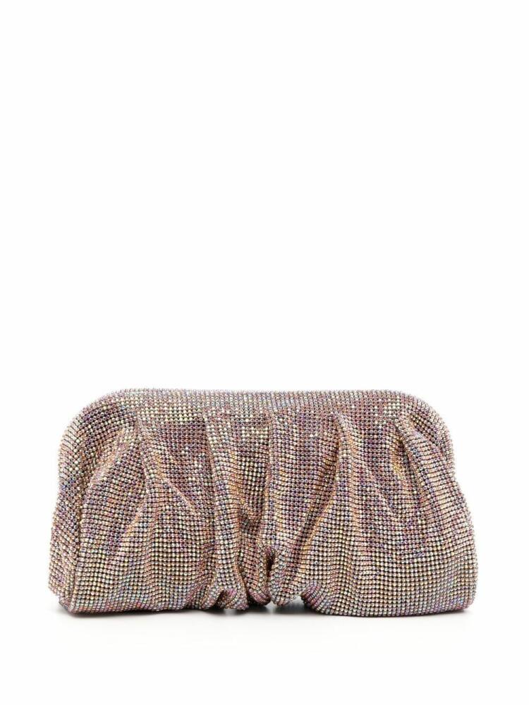 Benedetta Bruzziches rhinestone-embellished clutch bag - Metallic Cover