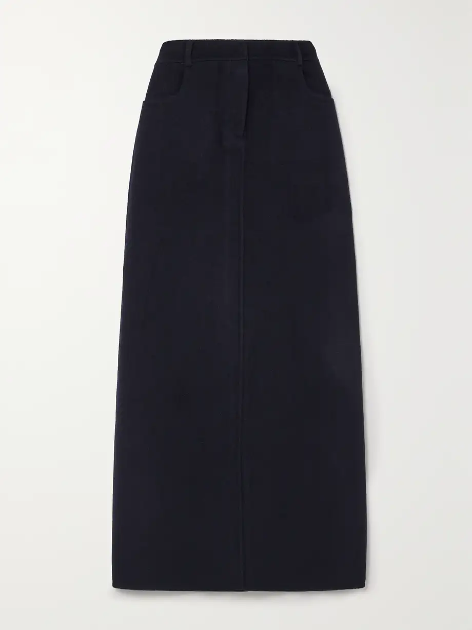 The Frankie Shop - Malvo Wool-blend Maxi Skirt - Blue Cover