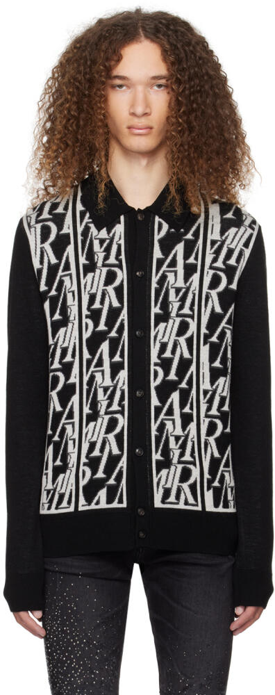 AMIRI Black Repeat Cardigan Cover