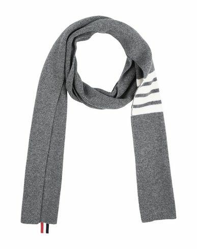 Thom Browne Man Scarf Grey Cashmere Cover