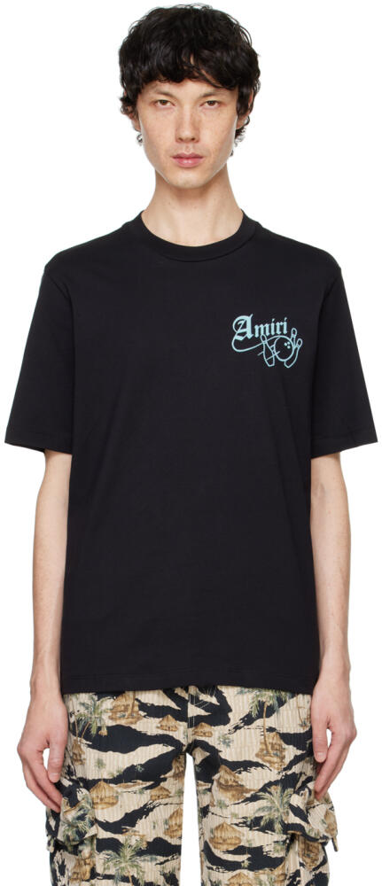 AMIRI Black Bowling T-Shirt Cover