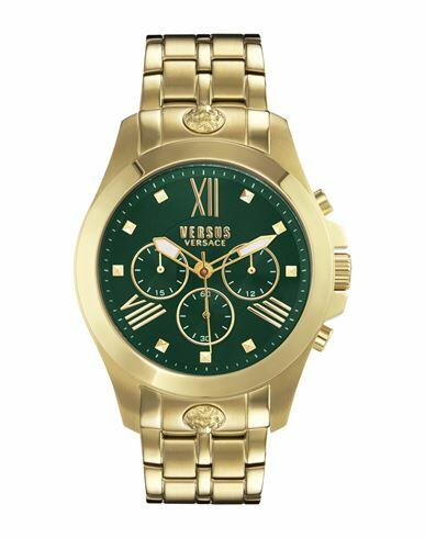 Versus Versace Chrono Lion Chronograph Watch Man Wrist watch Gold Stainless Steel Cover