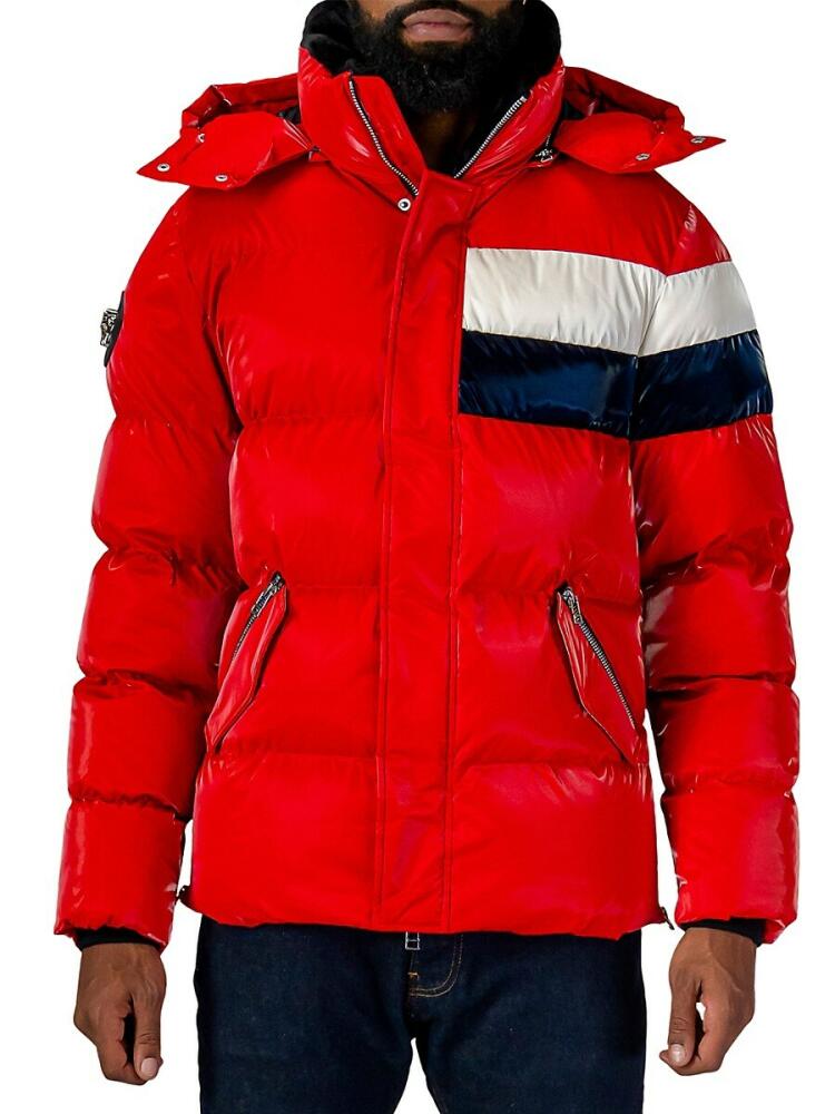 Woodpecker Men's Bumnester Heavy Weight Puffer Jacket - Redwinged Cover