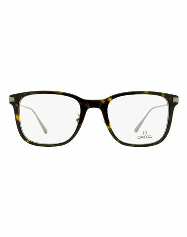 Omega Omega Square Om5005h Eyeglasses Man Eyeglass frame Brown Acetate, Metal Cover