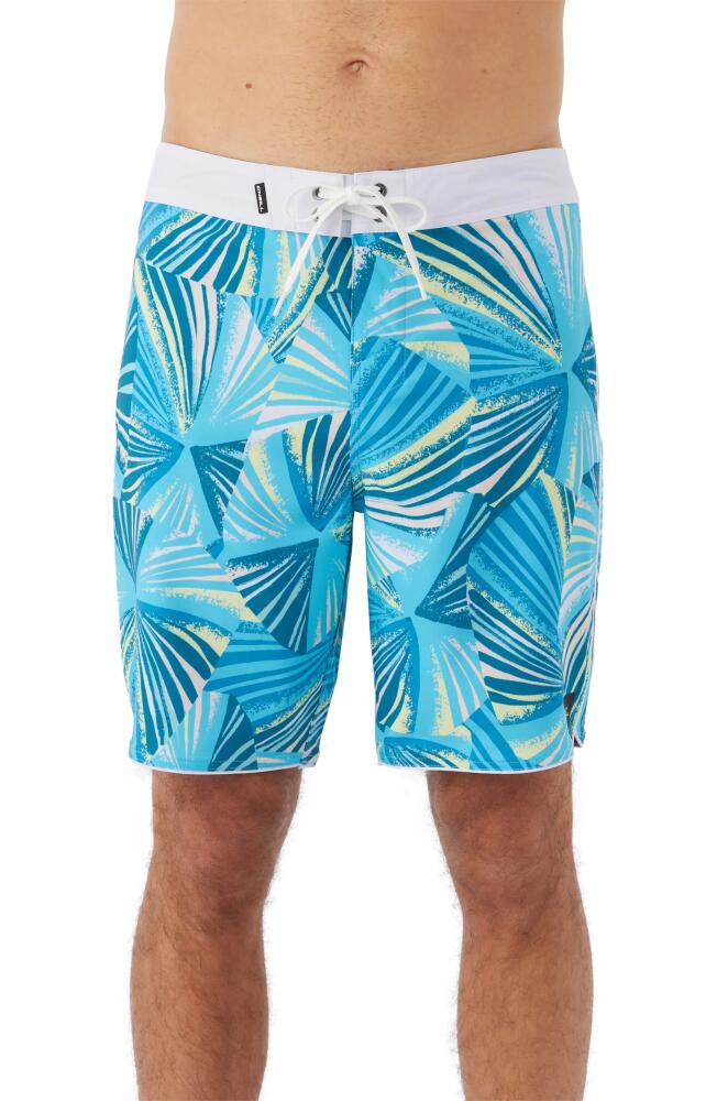 O'Neill Hyperfreak Mysto Scallop Board Shorts in Aquarius Cover