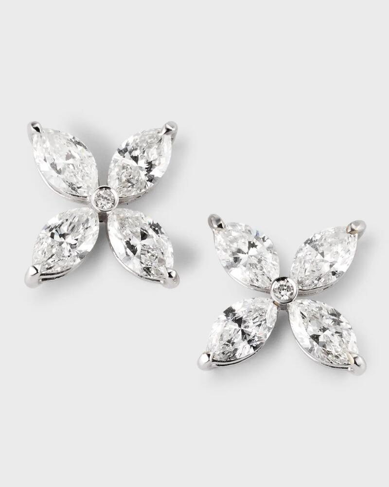 ZYDO 18K White Gold In Bloom Earrings with Diamonds Cover