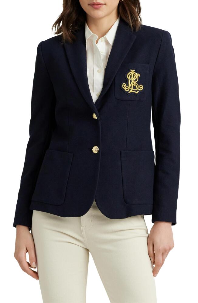 Lauren Ralph Lauren Bullion Jacquard Blazer in Lauren Navy Cover