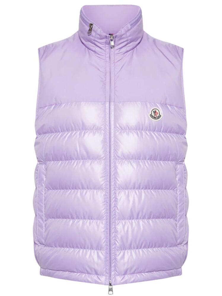 Moncler Cerces down gilet - Purple Cover