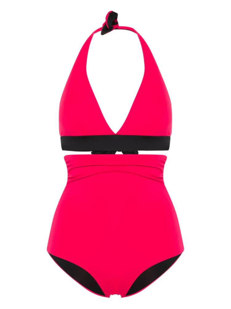 CHIARA BONI La Petite Robe triangle-cup high-waisted bikini - Pink Cover