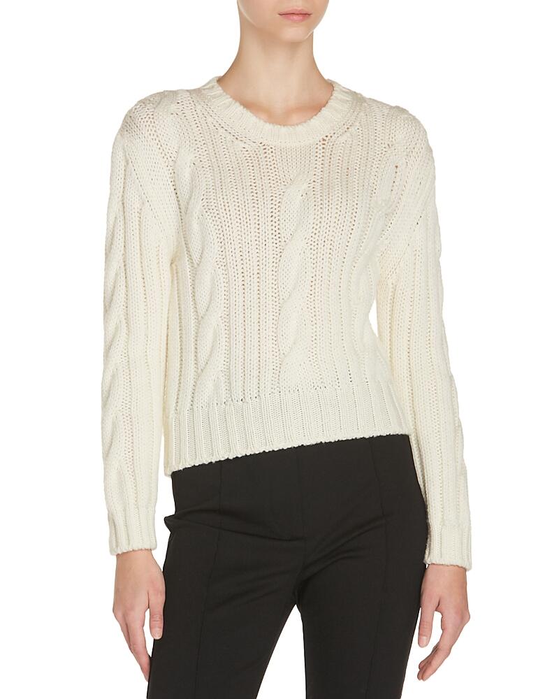 Moncler Merino Wool Cable Knit Sweater Cover