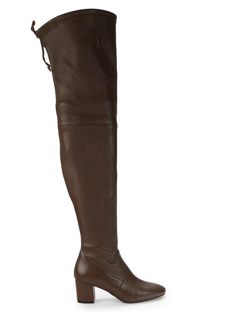 Stuart Weitzman Women's Genna Thigh High City Boots - Espresso Cover