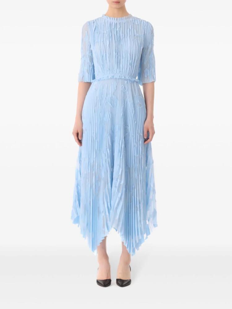 Jason Wu Collection floral pleated dress - Blue Cover