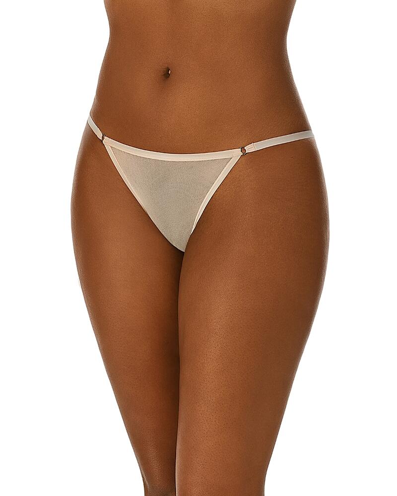 On Gossamer Mesh String Bikini Cover