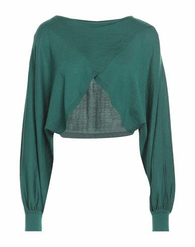 Alberta Ferretti Woman Sweater Green Polyamide, Elastane Cover