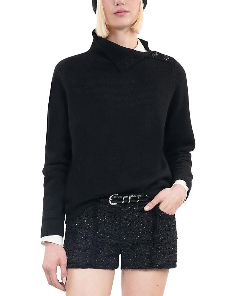 The Kooples Wool Funnel Neck Sweater Cover