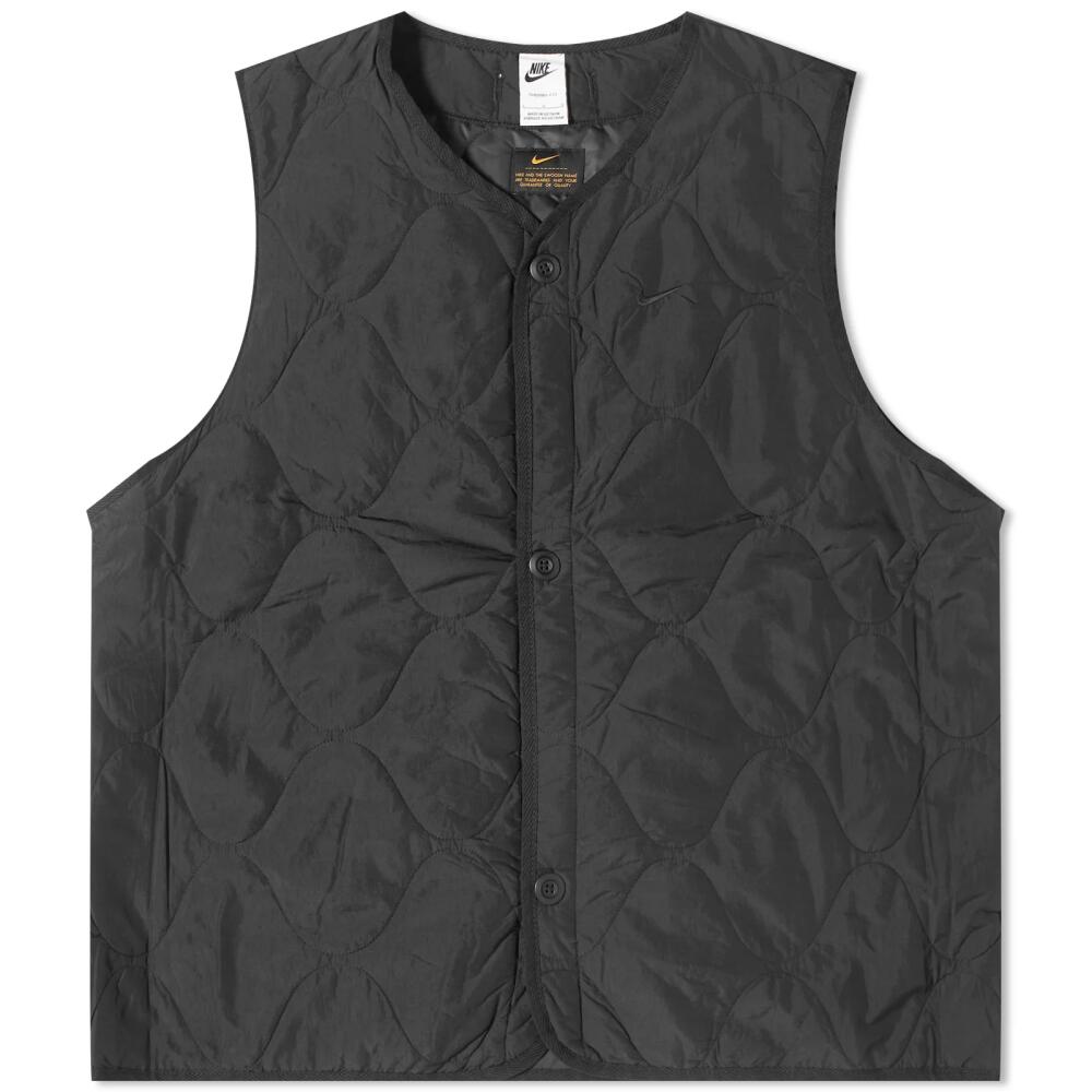 Nike Men's Life Woven Insulated Military Vest in Black Cover