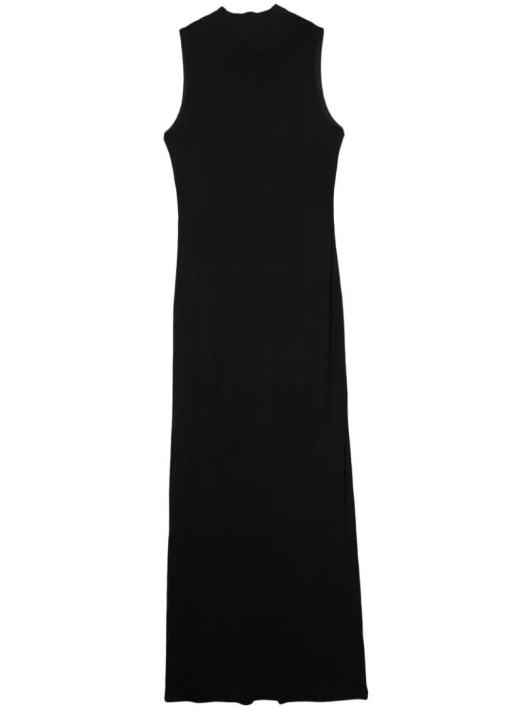 Gauchère sleeveless ribbed dress - Black Cover