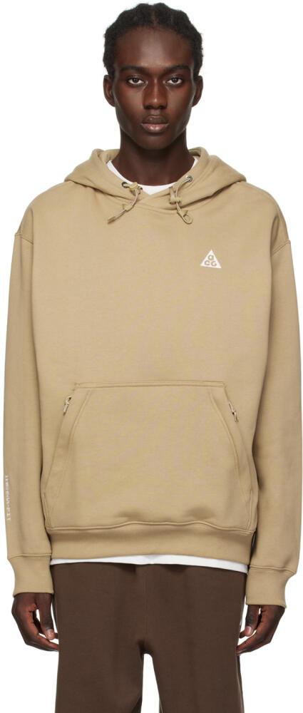 Nike Khaki Pullover Hoodie Cover