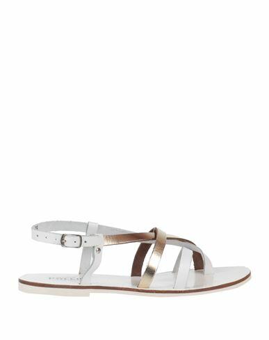 Studio Pollini Woman Thong sandal Platinum Leather Cover