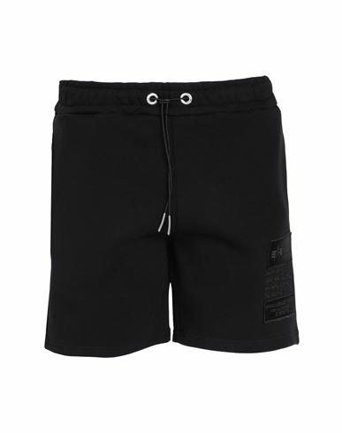 Alpha Industries Man Shorts & Bermuda Shorts Black Cotton, Polyester Cover