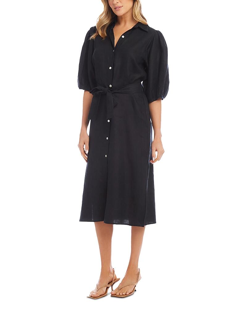 Karen Kane Puff Sleeve Shirt Dress Cover