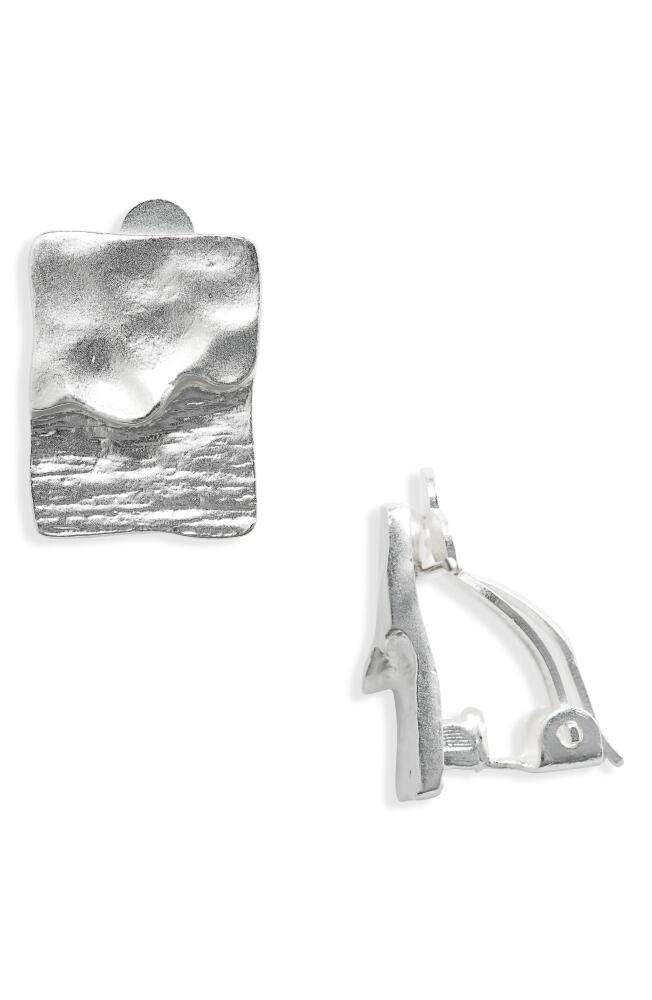 Karine Sultan Clip-On Earrings in Silver Cover