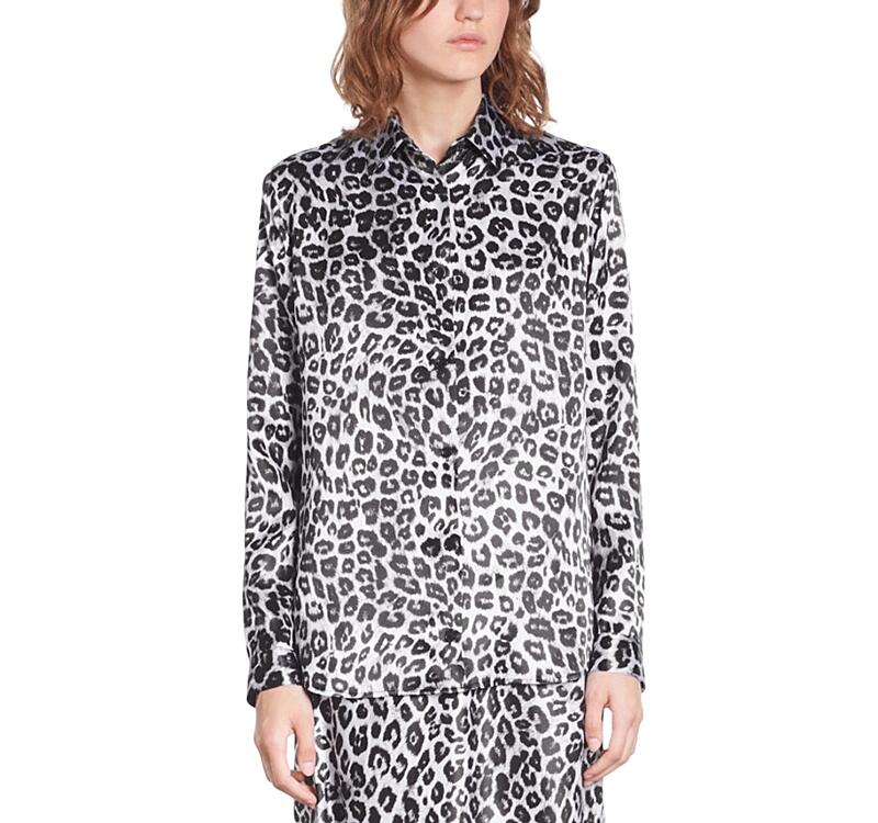 The Kooples Leopard Classic Blouse Cover