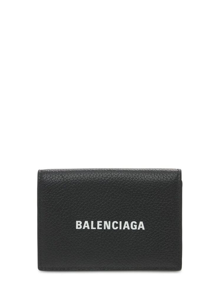 BALENCIAGA Logo Leather Wallet Cover