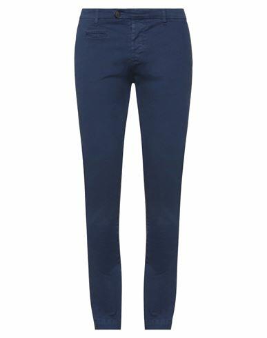 Novemb3r Man Pants Midnight blue Cotton, Elastane Cover