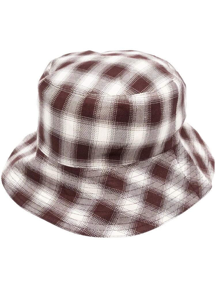 BODE checked bucket hat - Brown Cover