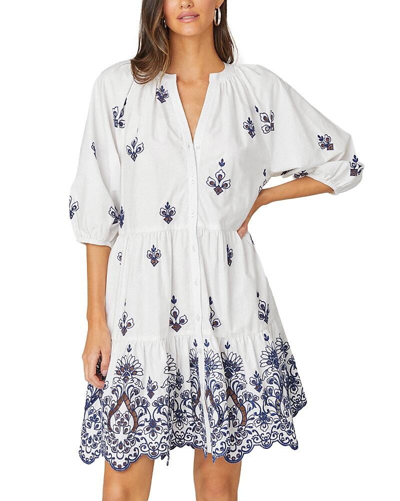 Shoshanna Embroidered Swim Cover Up Dress Cover