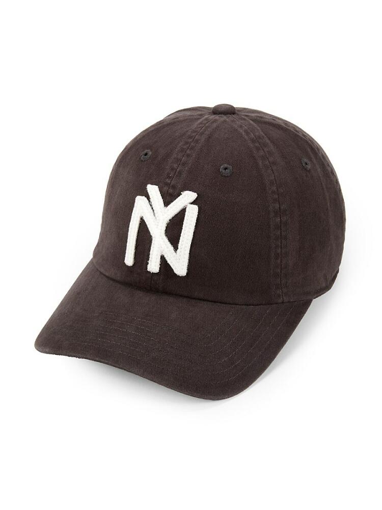 American Needle Men's NY Embroidered Baseball Cap - Black Cover