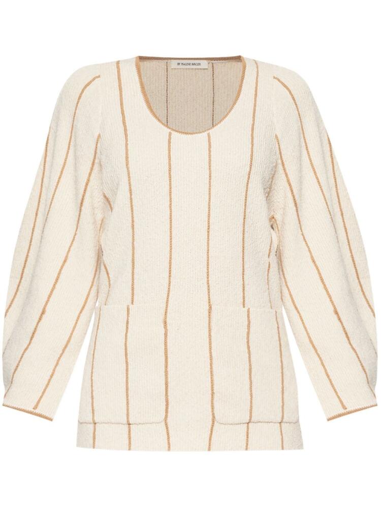 By Malene Birger Zoita knitted blouse - Neutrals Cover