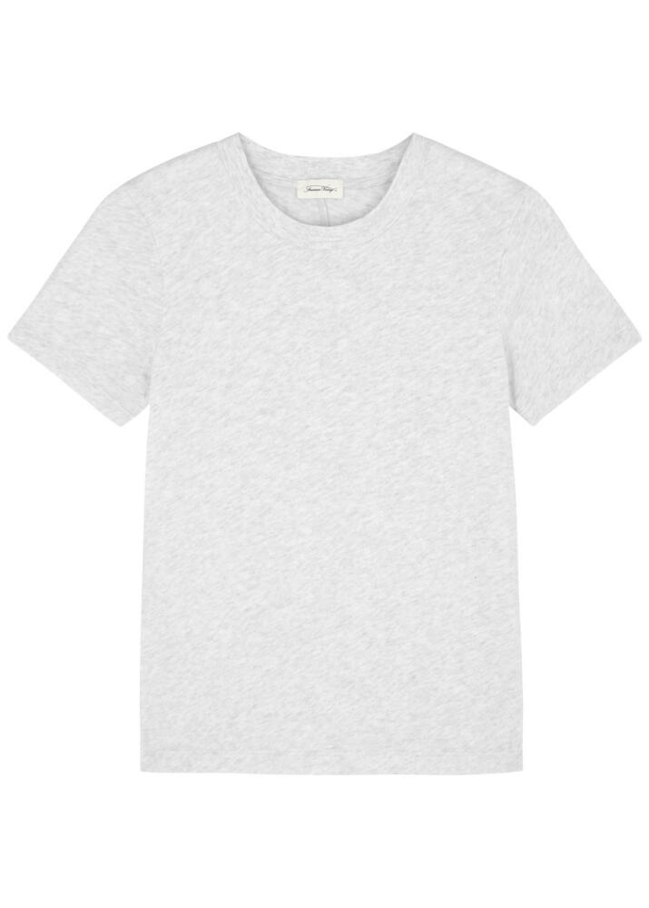 American Vintage Sonoma Slubbed Cotton T-shirt - Light Grey Cover