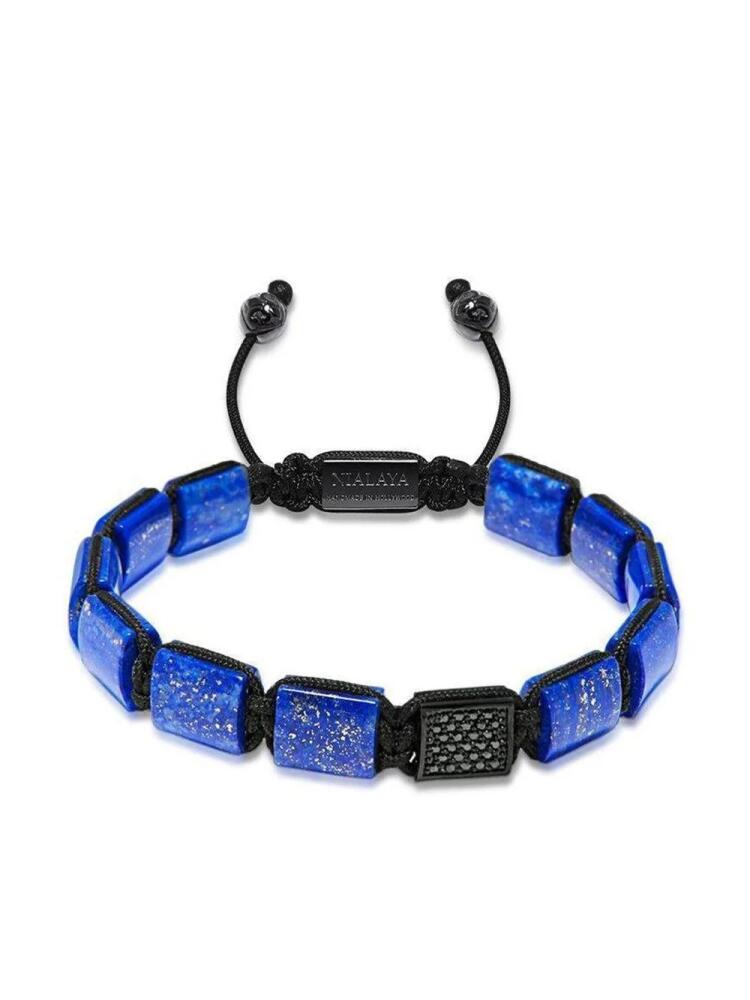 Nialaya Jewelry Lapis drawstring bracelet - Black Cover