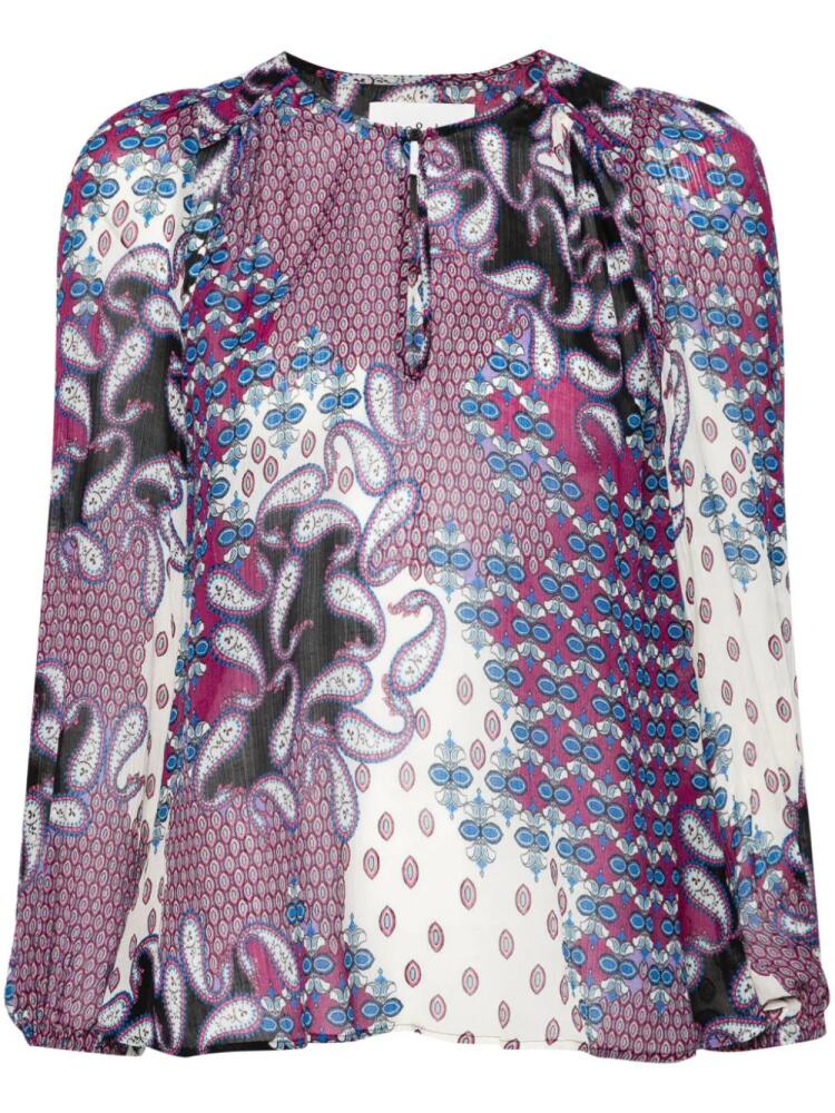 Ba&Sh Blair georgette blouse - Purple Cover