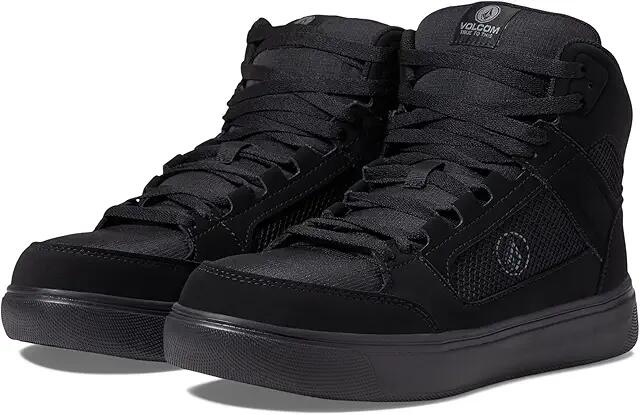 Volcom Evolve EH High Top Comp Toe (Triple Black) Men's Shoes Cover