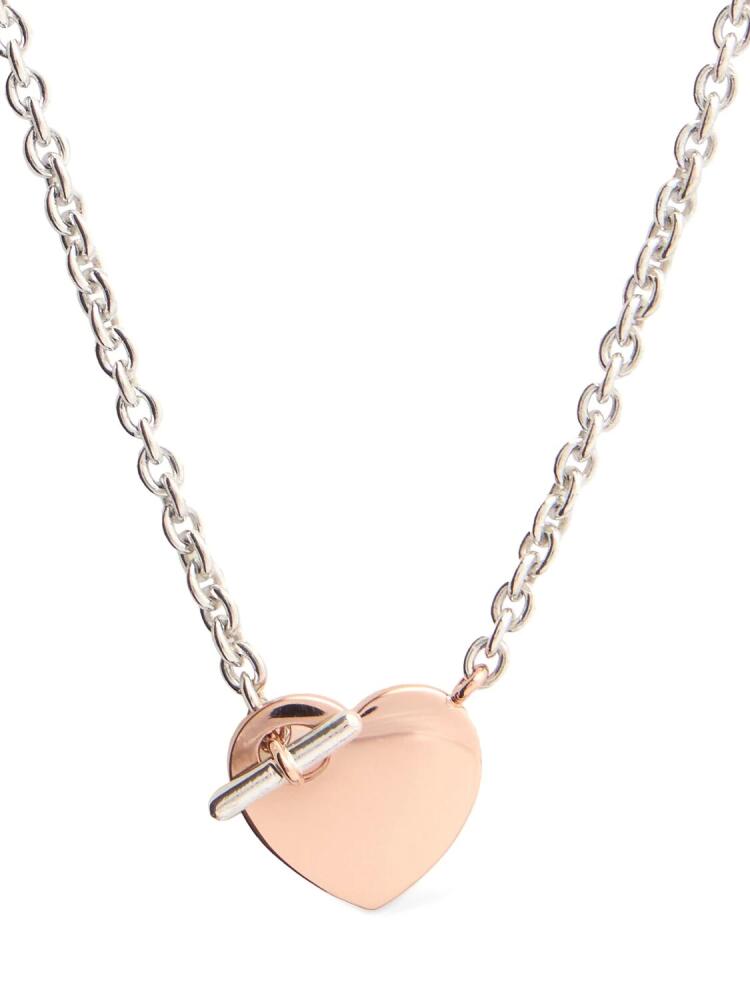 DODO Cuore 9kt Rose Gold Charm Necklace Cover