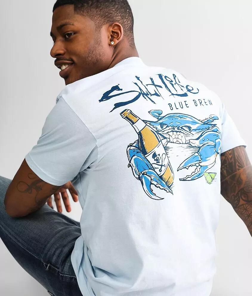 Salt Life Blue Brew Crab T-Shirt Cover