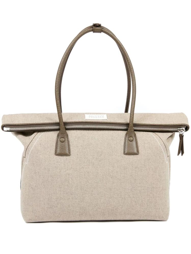 Maison Margiela medium 5AC tote bag - Neutrals Cover