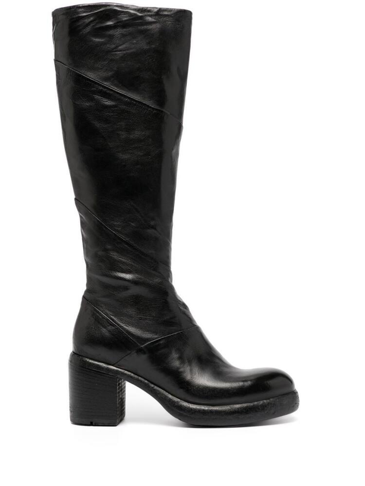 Madison.Maison knee-length block-heel 80mm boots - Black Cover