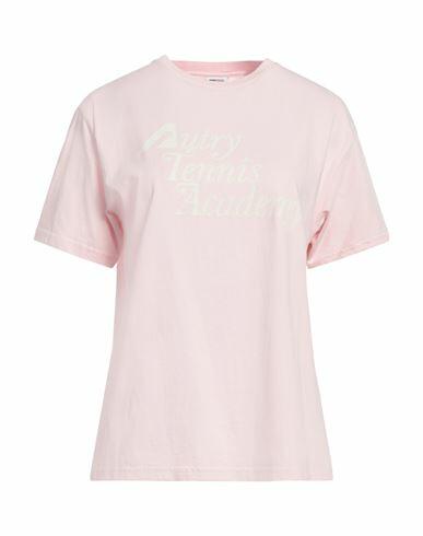 Autry Woman T-shirt Light pink Cotton Cover