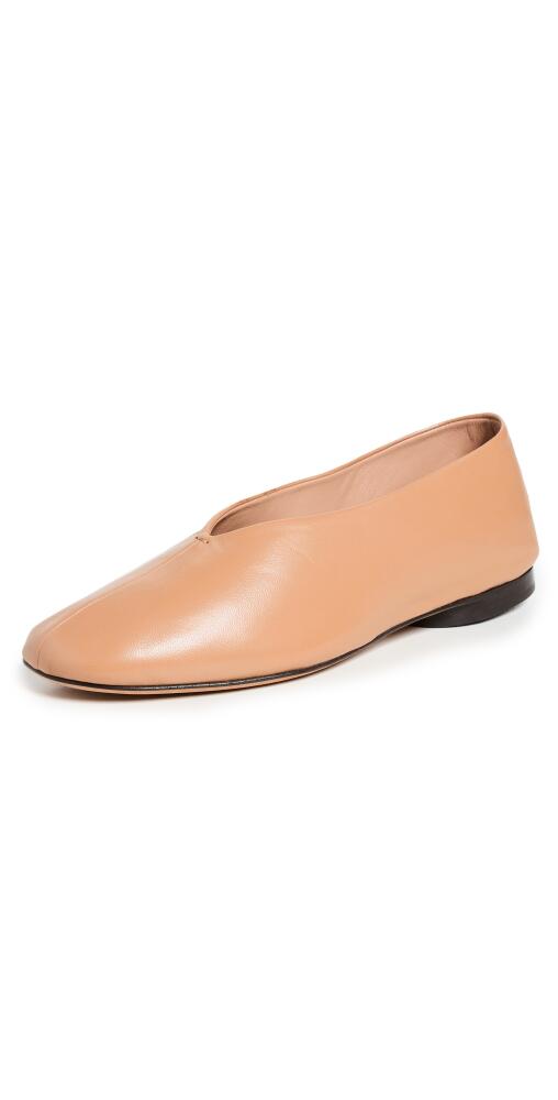 Mansur Gavriel Glove Flats Caramel Cover