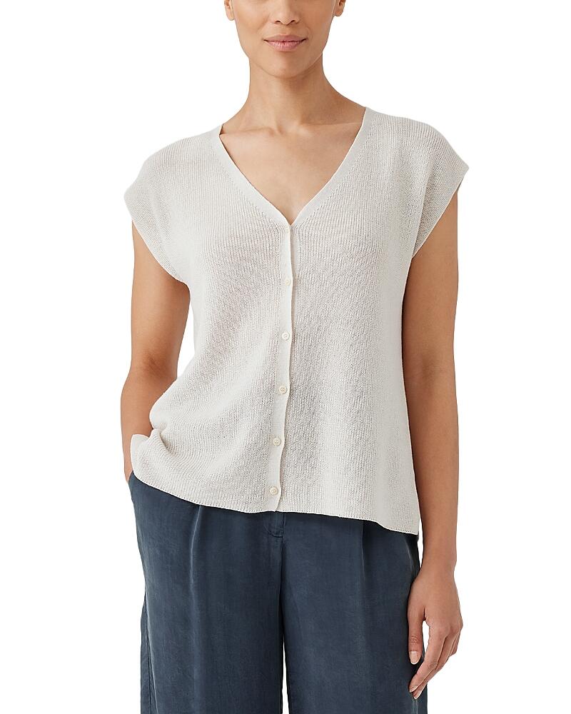 Eileen Fisher V-Neck Sweater Vest Cover