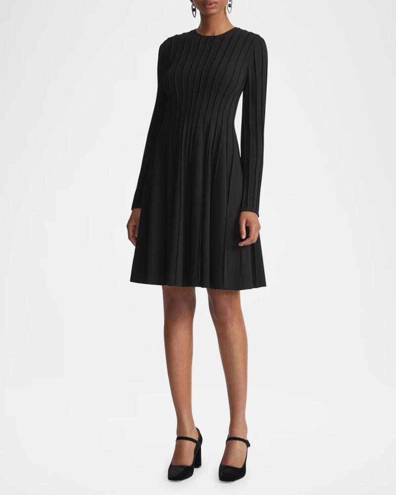 Lafayette 148 New York A-Line Pintuck Dress Cover