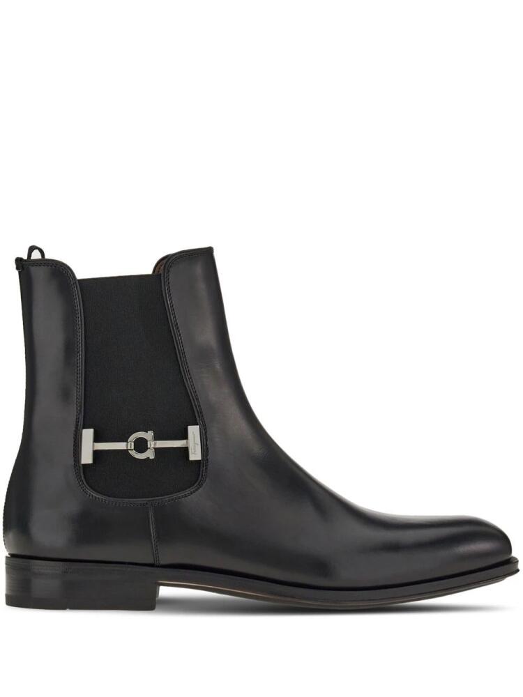 Ferragamo buckled Chelsea boots - Black Cover