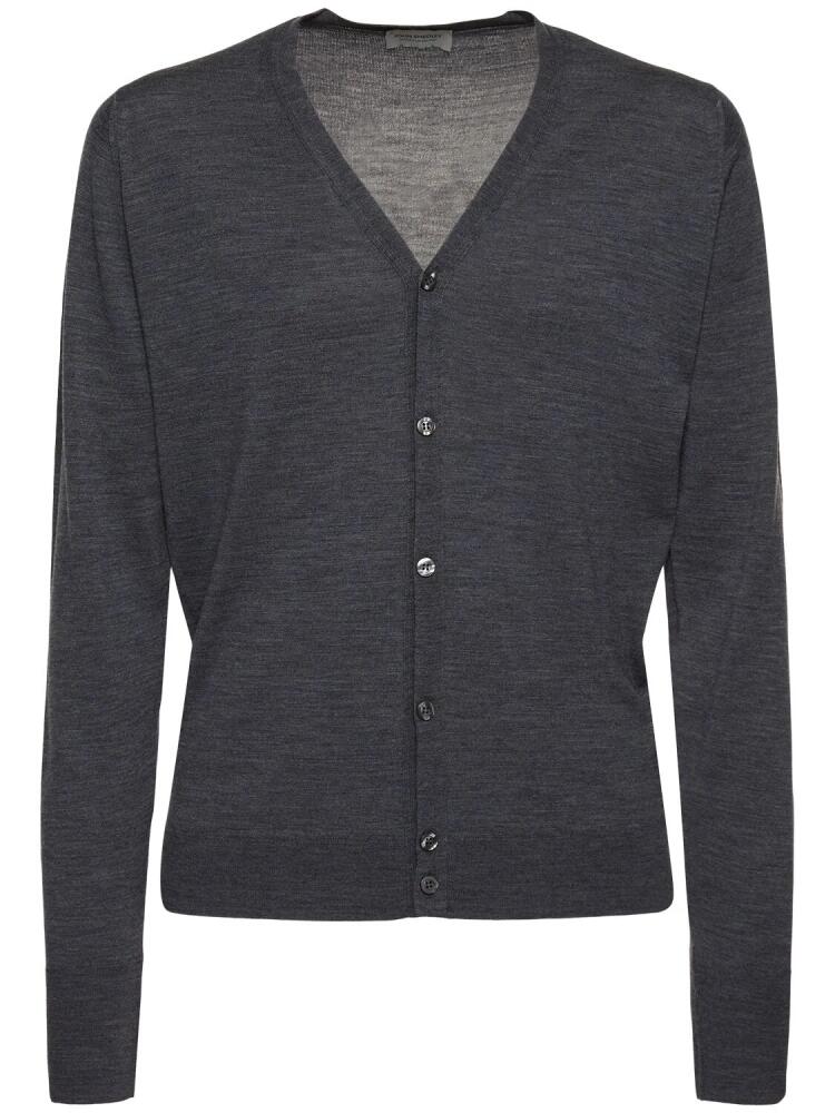 JOHN SMEDLEY Bryn Extrafine Wool Knit Cardigan Cover